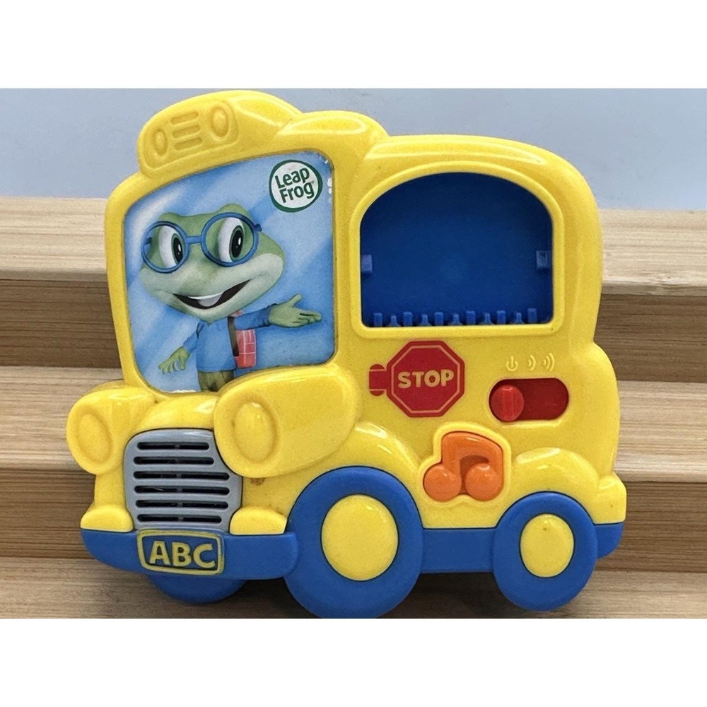 Leap Frog Fridge Phonics School Bus Base for Small 1 3/4 inch Letters Tested